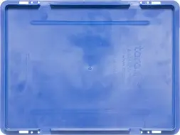 Крышка для пластикового евроконтейнера KLT, 400х300 мм, синий [500 KLT]