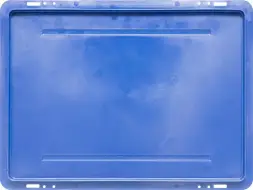 Крышка для пластикового евроконтейнера KLT, 400х300 мм, синий [500 KLT]