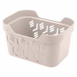 Корзинка универсальная Deluxe, 189x132x110 мм, 1,9 л, светло-бежевый
