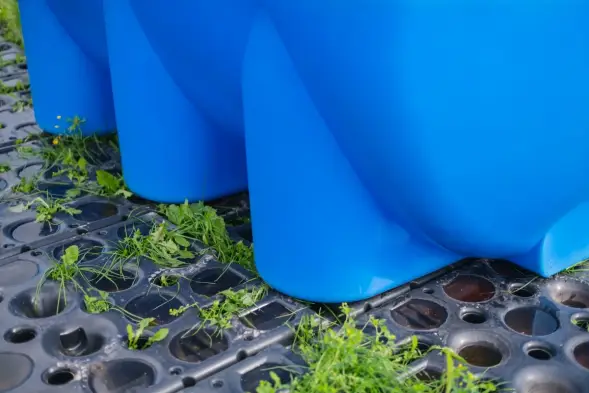 Емкость HR 8000л под плотность до 1.5 г/см3 синяя