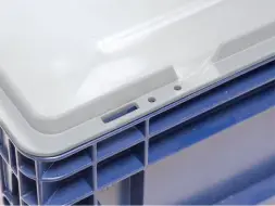 Крышка для пластикового евроконтейнера KLT, 400х300 мм, серый [500 KLT]