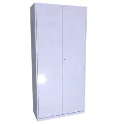 Шкафы для противогазов с дверьми ХПГ 24-880 1880x880x400 мм Светло-серый