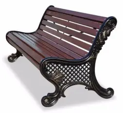 Скамейка чугунная «Ялта» 2,0 м (3 опоры)