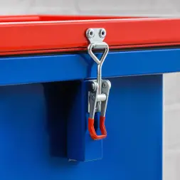 Контейнер герметичный специализированный вертикальный для битых ламп и термометров ГСК 500, 500х500х500 мм