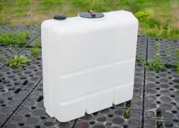 Емкость K 1000л белая в обрешетке New