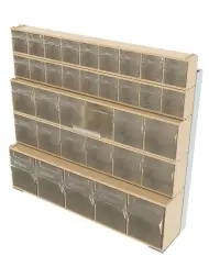 Стойка бежевая настенная/настольная Стелла-техник 401-02-02-01-B