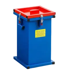 Контейнер герметичный специализированный вертикальный для битых ламп и термометров ГСК 600, 600х300х300 мм