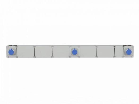 Шина для электропроводки ДВК 1500 мм (230V x 3)