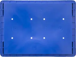 Евроконтейнер пластиковый перфорированный RL-KLT 4280, 396x297x280 мм, 24,1 л, голубой