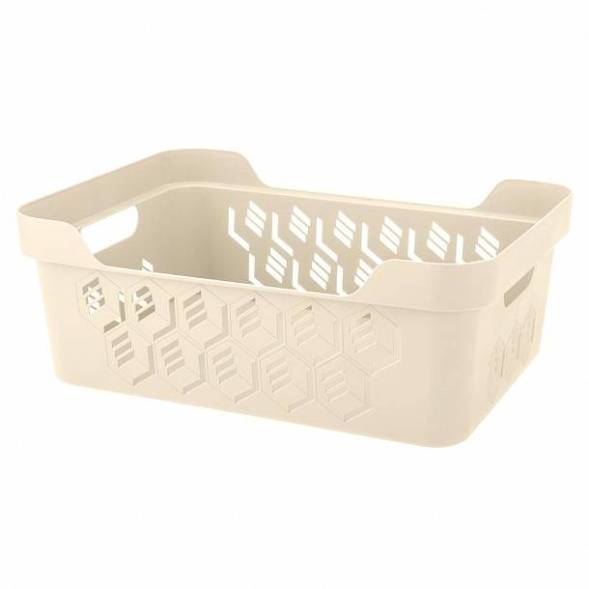 Корзинка универсальная Deluxe, 380x276x140 мм, 12 л, бежевый