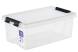 Контейнер с крышкой и клипсами Rox Box Home, 10л, 100x170x210 мм, прозрачный