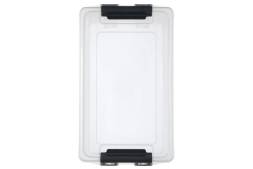 Контейнер с крышкой и клипсами Rox Box Home, 10л, 100x170x210 мм, прозрачный