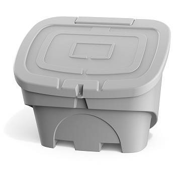 Ящик для соли, реагентов 400 литров PREMIUM, серый