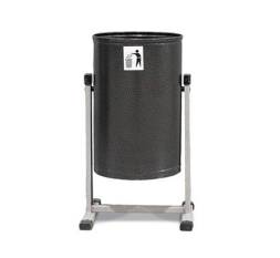 Урна для мусора круглая металлическая уличная облегченная, 21 л