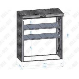 Шкаф уличный ROLL‑BOX DESIGN-VILLAGE 23.205.090-V1 (№1)