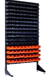 Стеллаж с пластиковыми ящиками 1801-12/4/0 G-O