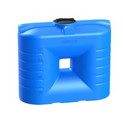 Емкость пластиковая прямоугольная для хранения воды, жидкостей и дизельного топлива, 1000 л, синий [TSN1000S13]