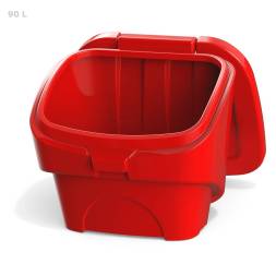 Ящик для песка 90 литров PREMIUM, красный