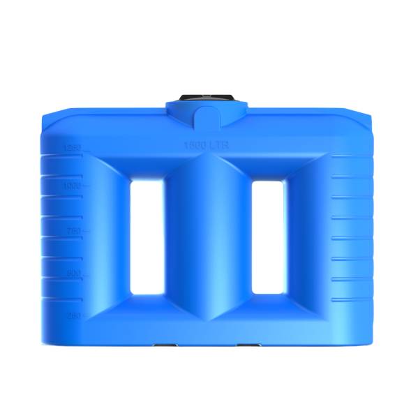 Емкость пластиковая прямоугольная для хранения воды, жидкостей и дизельного топлива, 1500 л, синий [TSN1500S13]