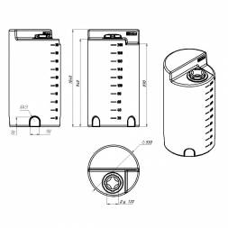 Емкость дозировочная 200 л