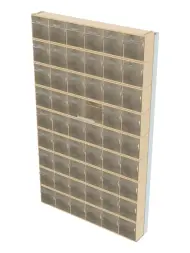 Стойка бежевая настенная Стелла-техник 402-00-09-00-B