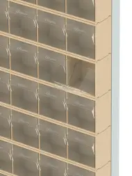 Стойка бежевая настенная Стелла-техник 402-00-09-00-B