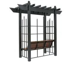 Пергола со скамейкой «Зимний сад»