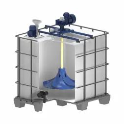 Установка для приготовления флокулянта для еврокуба